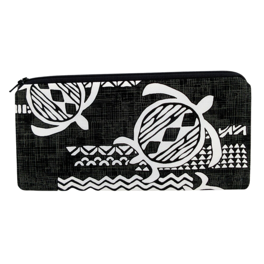 Zippered Pencil Pouch, Hawaiian Honu Sea Turtle