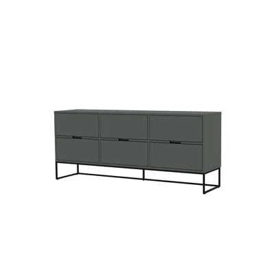 Lipps 69.29'' Wide 6 Drawer Sideboard