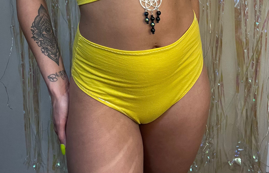 Large Fire Dancer High Waisted Bottoms