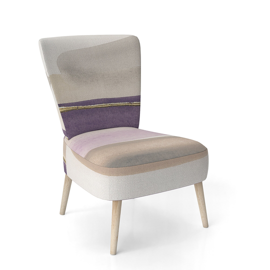 Designart 'Shape of Glam Purple' Upholstered Shabby Chic Accent Chair
