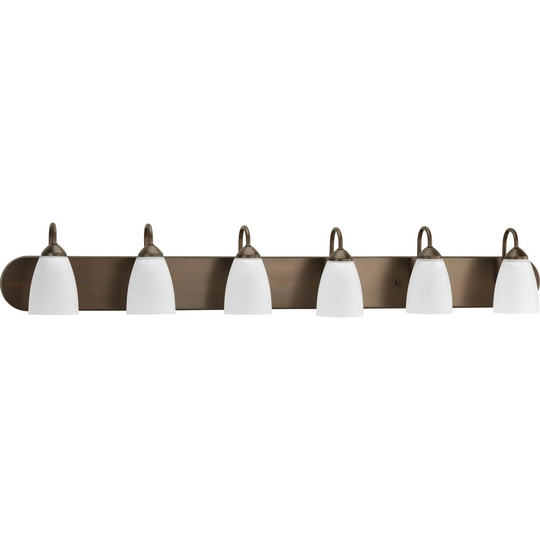 Progress Lighting Bronze 6-light Antique Bronze Bath Light - N/A