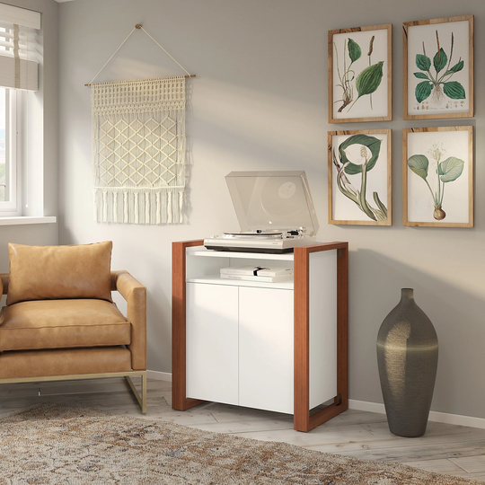 Voss Record Player Stand from kathy ireland Home by Bush Furniture