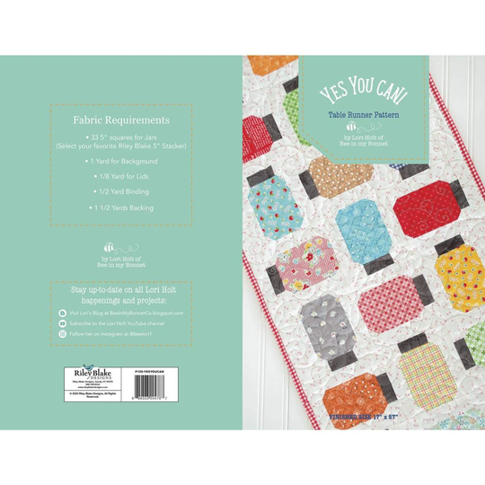 Lori Holt Yes You Can Table Runner Pattern
