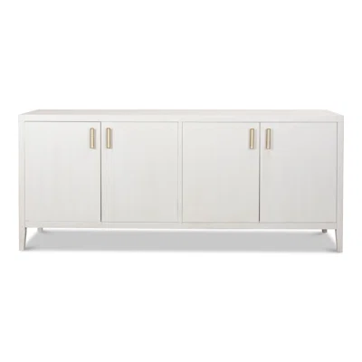 Blanco 80" Wide Ash Wood Sideboard