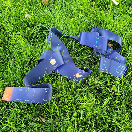 Solar System To Scale Measuring Tape