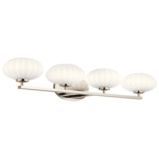Kichler Lighting Pim 4-Light Vanity Light Polished Nickel