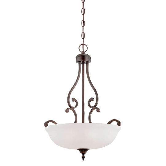 Courtney Lakes Rubbed Bronze Pendant light