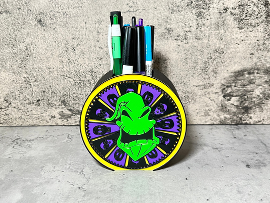 Pen & Pencil Holder | Wheel Of Misfortune Makeup Brush Marker Case
