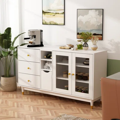 3-Door 2-Drawer 2-Shelf Sideboard