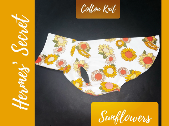 Hermes' Secret Sunflowers Cotton Knit Jammies