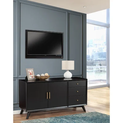 Walbourne Mahogany Wood Sideboard