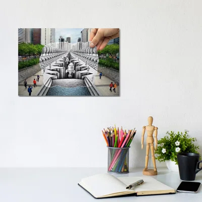 Pencil vs. Camera - 77 by Ben Heine - Graphic Art Print