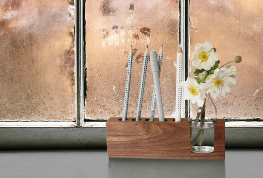 Pen Holder, Wood Desk Organizer. Wooden Pencil Storage, Organizer, Office Organization