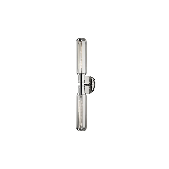 Hudson Valley Red Hook 2-light T10 Polished Nickel Wall Mount - Silver