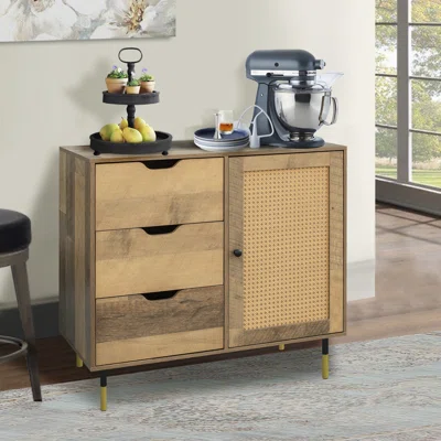 Mersie 31.5" Wide 3 Drawer Sideboard