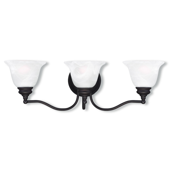 Livex Lighting Essex Bronze 3-light Bath Light