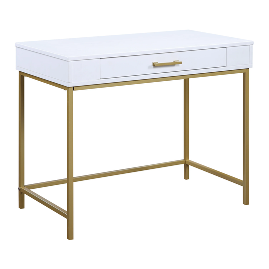 OS Home & Office Furniture Writing Desk with Pencil Drawer in White