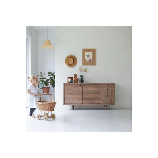 Tikamoon Jonak Solid Walnut Sideboard