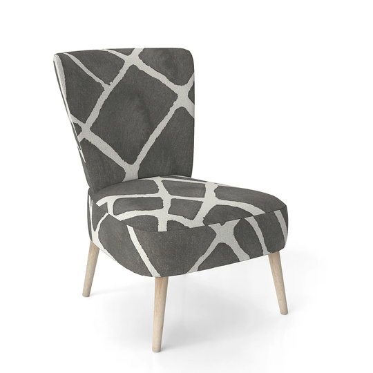 Designart 'Minimalist Graphics V' Upholstered Transitional Accent Chair