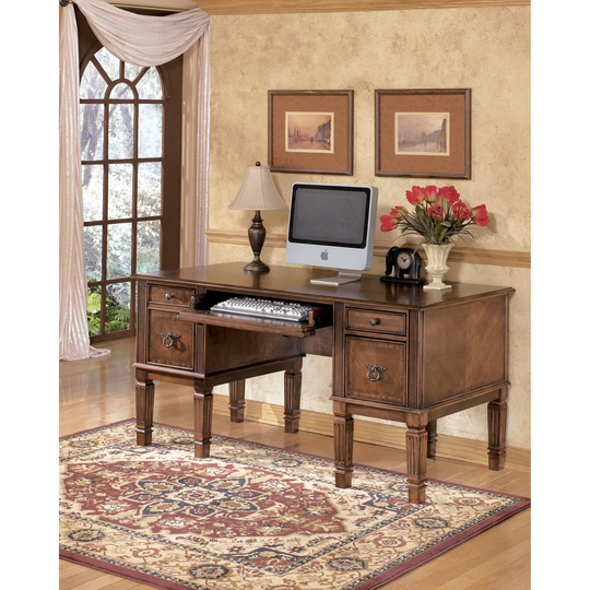 Hamlyn Brown Home Office Storage Leg Desk
