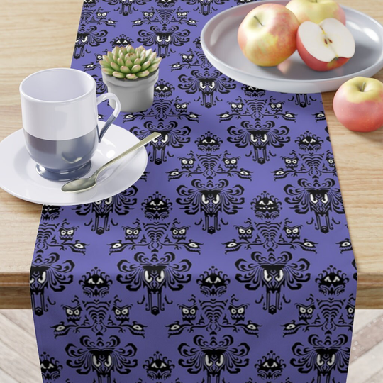 Haunted Mansion Table Runner Magic Kingdom Halloween Mickey Home Decor Wallpaper
