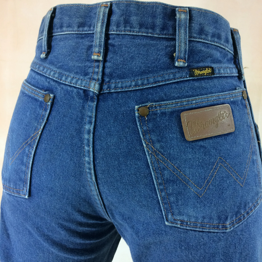 Size 30 Wrangler Vintage Western Jeans W30 L34 High Waisted 90's Tall Boyfriends Mom Rodeo Riders Made in Usa