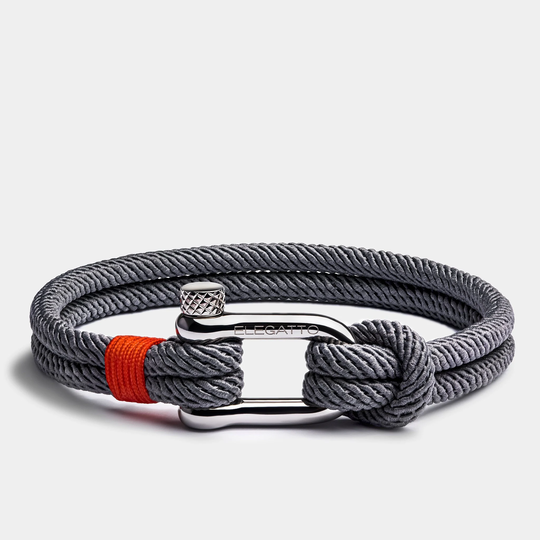 Minimalist Nautical Rope Bracelet - Nylon Clasp Elegatto Alchor Jewelry For Men Father's Day Gift For Him 2021