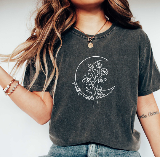Comfort Colors Celestial Go Wild For A While Shirt, Top, Art Boho Shirt