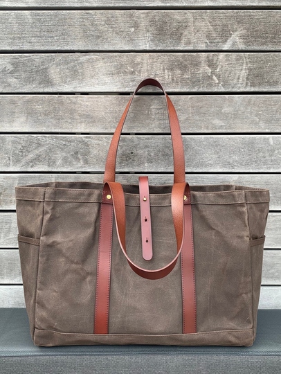 Women's Work Bag, Large Carryall Tote Bag With Leather Handles, Multiple Pockets Zipper, Sturdy, Durable Lightweight Black