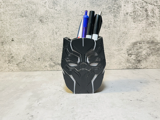 Pen & Pencil Holder | Black Panther Makeup Brush Marker Case