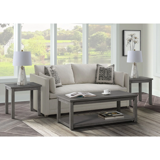 Picket House Furnishings Rhys Occasional Table Set in Gray