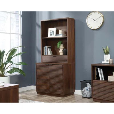 Englewood ® Collection 2-shelf Library Hutch With Pull Out Drawer
