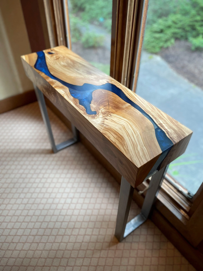 Olivewood Console Table