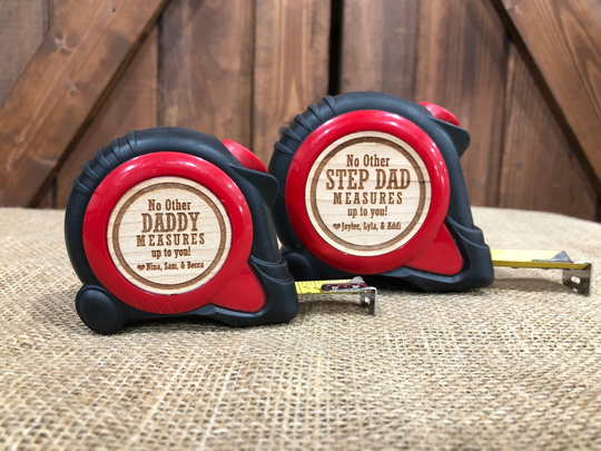 step Dad Gift, Bonus Custom Father's Day Git For Day, Gift Dad, Measuring Tape, From Kids, Tape Measure