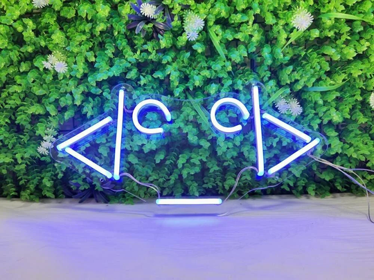Custom Robot Rgb Neon Sign, Color Change Sign