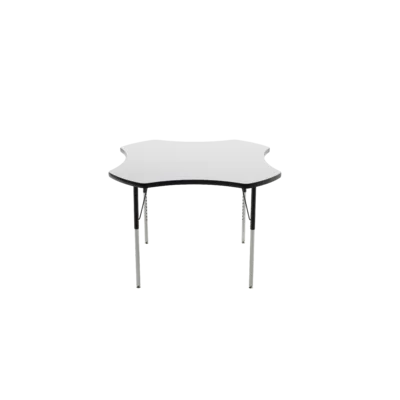 Whiteboard Table Markerboard Table Dry Erase Table - Activity Legs - Clover - 48"W x 48"L
