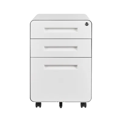 Kerrell 3-Drawer Mobile Vertical Filing Cabinet