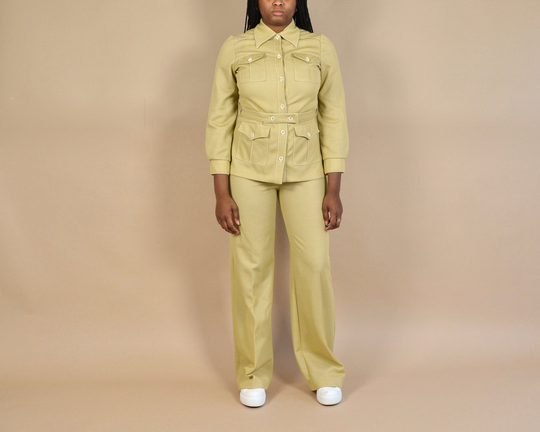 70S Polyester Two Piece Set
