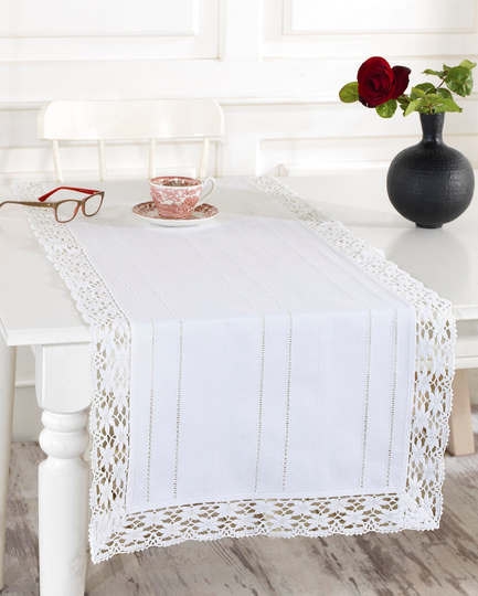 Original Turkish Table Runner, %100 Cotton, Linen Rustic Home Decor, Farmhouse Housewarming Gift, Boho