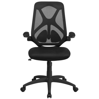 Wyndmoor High Back Mesh Ergonomic Office Chair-Adjustable Lumbar, 2-Paddle Control