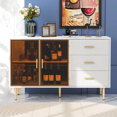 Jaykub 60.02" Wide 3 Drawer Sideboard