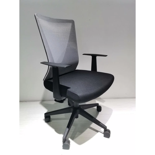 Puebla Office Chair Black - Grey