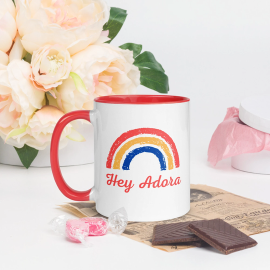 Hey Adora She Ra Mug With Color Inside, Catra Coffee Mug, Christmas Gift For Her