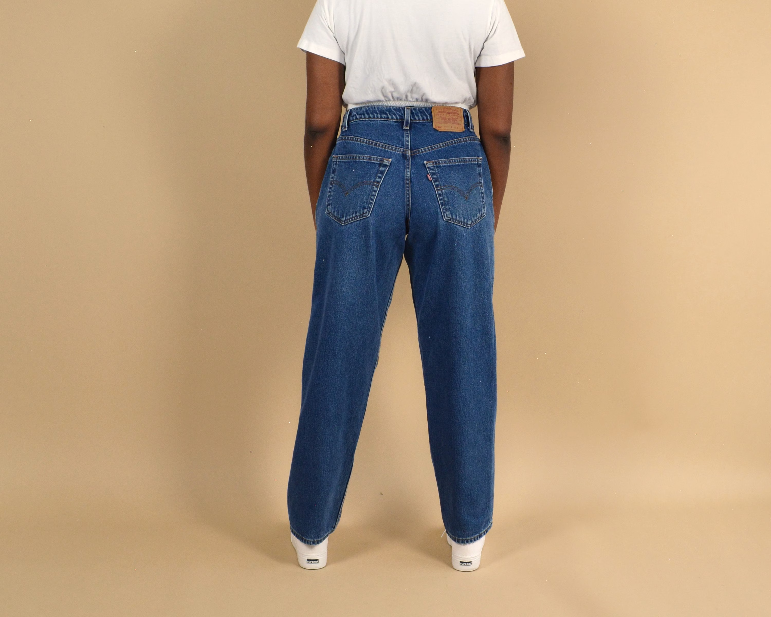Levi's 570 Baggy Fit Size 32 Vintage Denim Jeans
