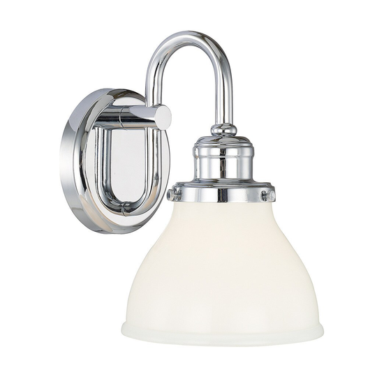 Baxter 1-light Chrome Wall Sconce, Bath/Vanity Light