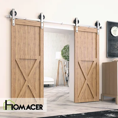 Standard Double Barn Door Hardware Kit