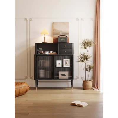 Garen 39.4" Wide 2 Drawer Sideboard