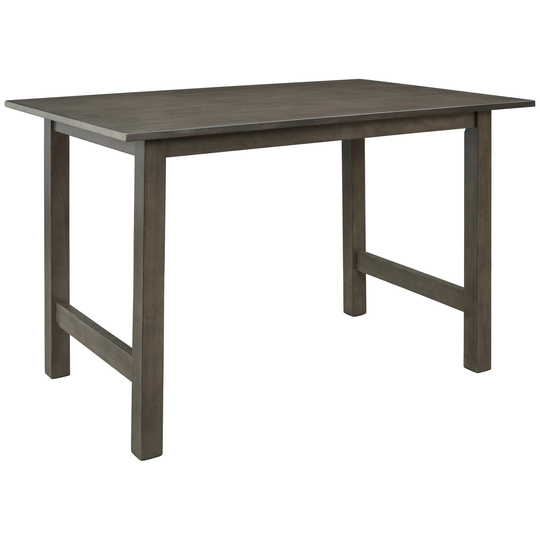 Wood Dining Table for 4, Kitchen Table for Small Places, Gray
