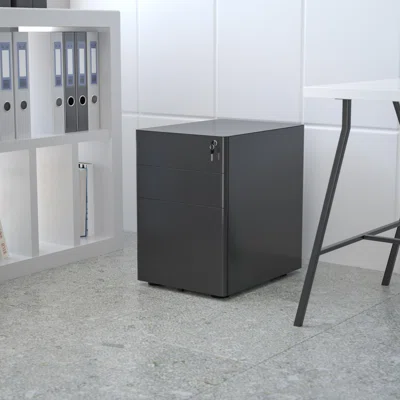 Stephana 3-Drawer Mobile Vertical Filing Cabinet