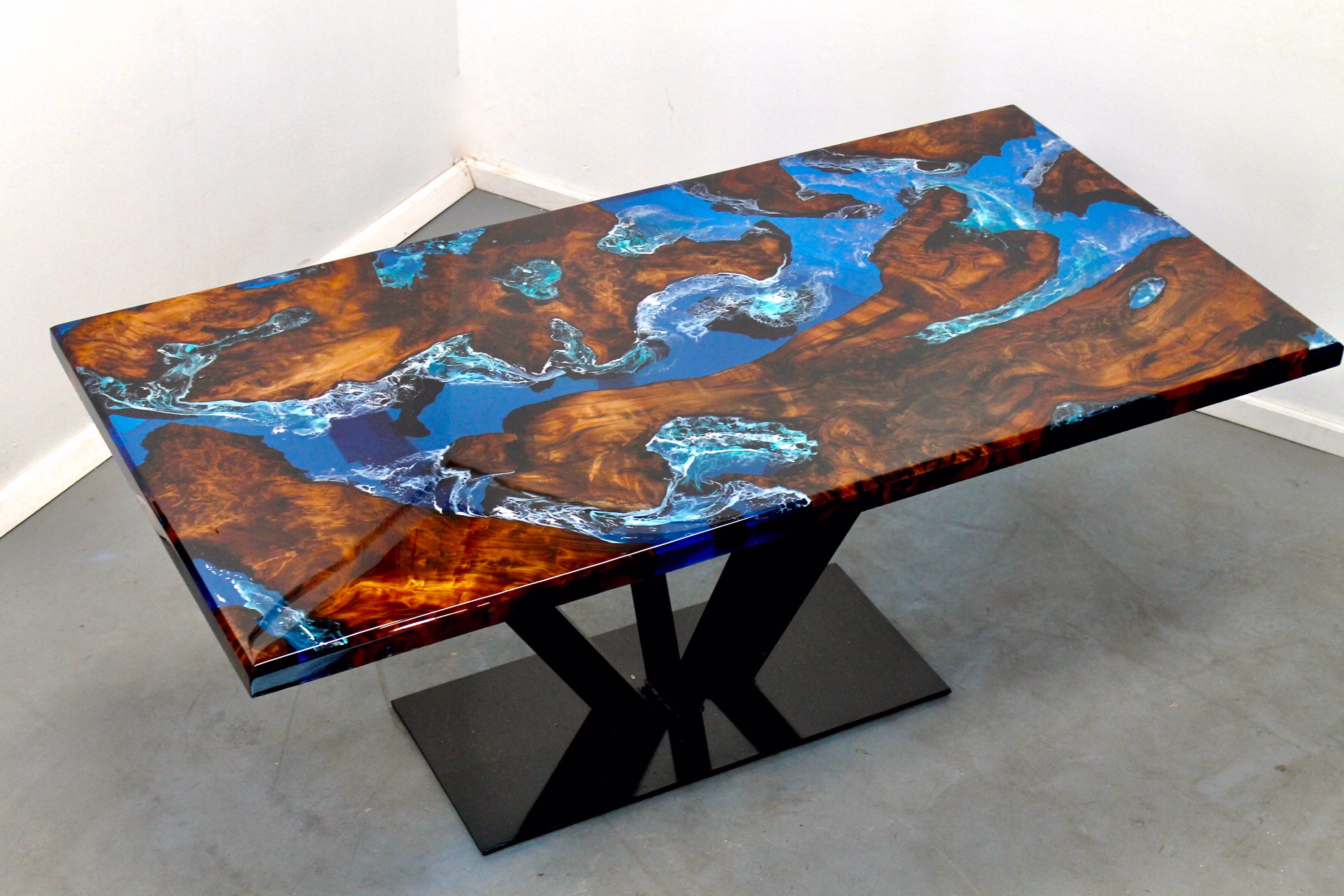 Resin Tables, River Tables, Redwood Dining